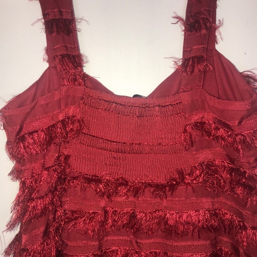 NWT Show me your MuMu aria fringe dress Large - Picture 7 of 13